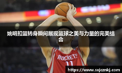 姚明扣篮转身瞬间展现篮球之美与力量的完美结合
